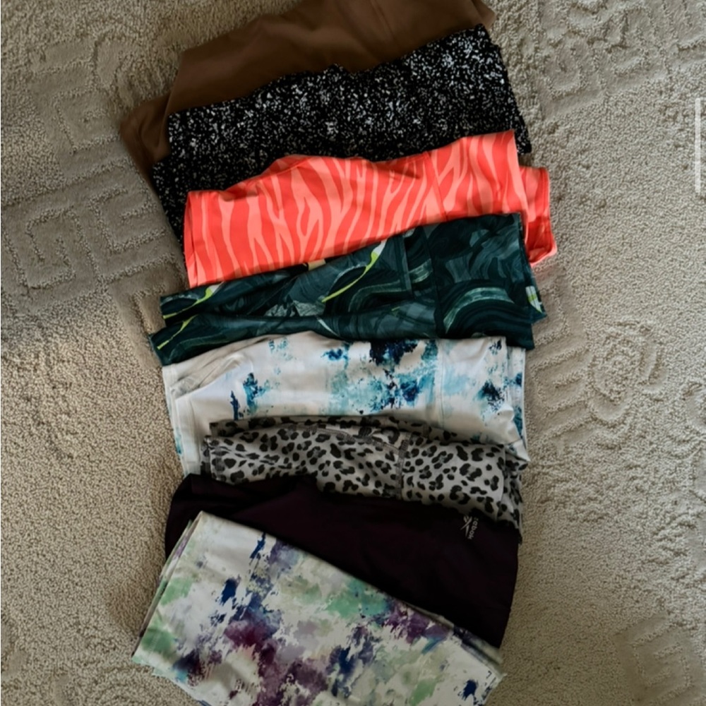 Assorted brands of bike shorts. Perfect condition.